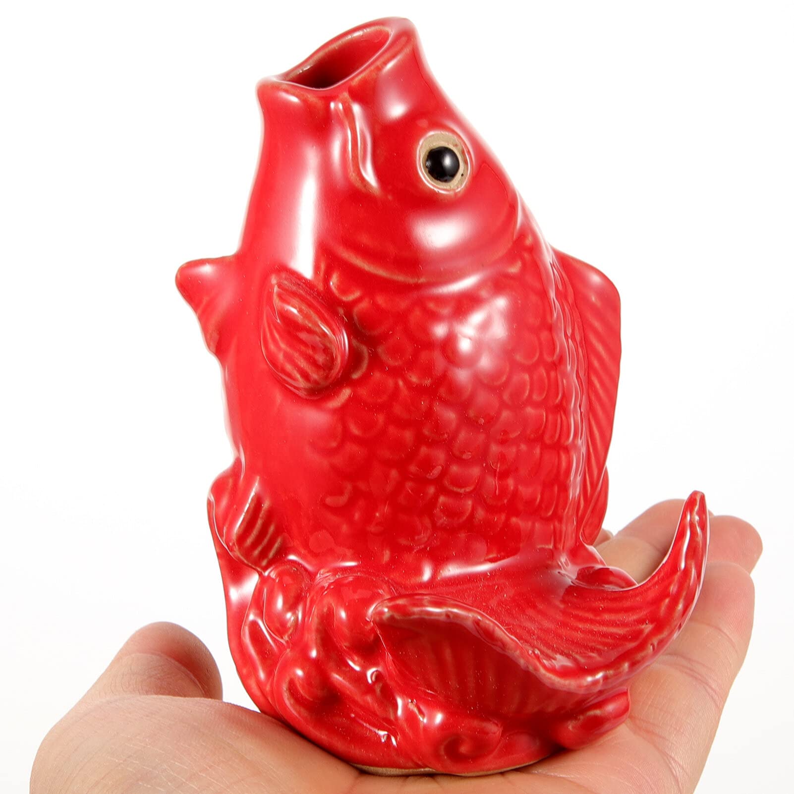 Amazon.com: Yardwe Ceramic Carp Statue Outdoor Garden Fountain
